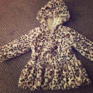 Toddler Girls Faux Fur Coat
